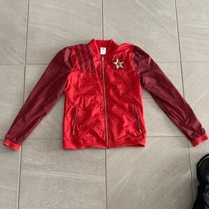 Adidas WNBA All Star versatile jacket, rain proof. Gently worn. Size Small.